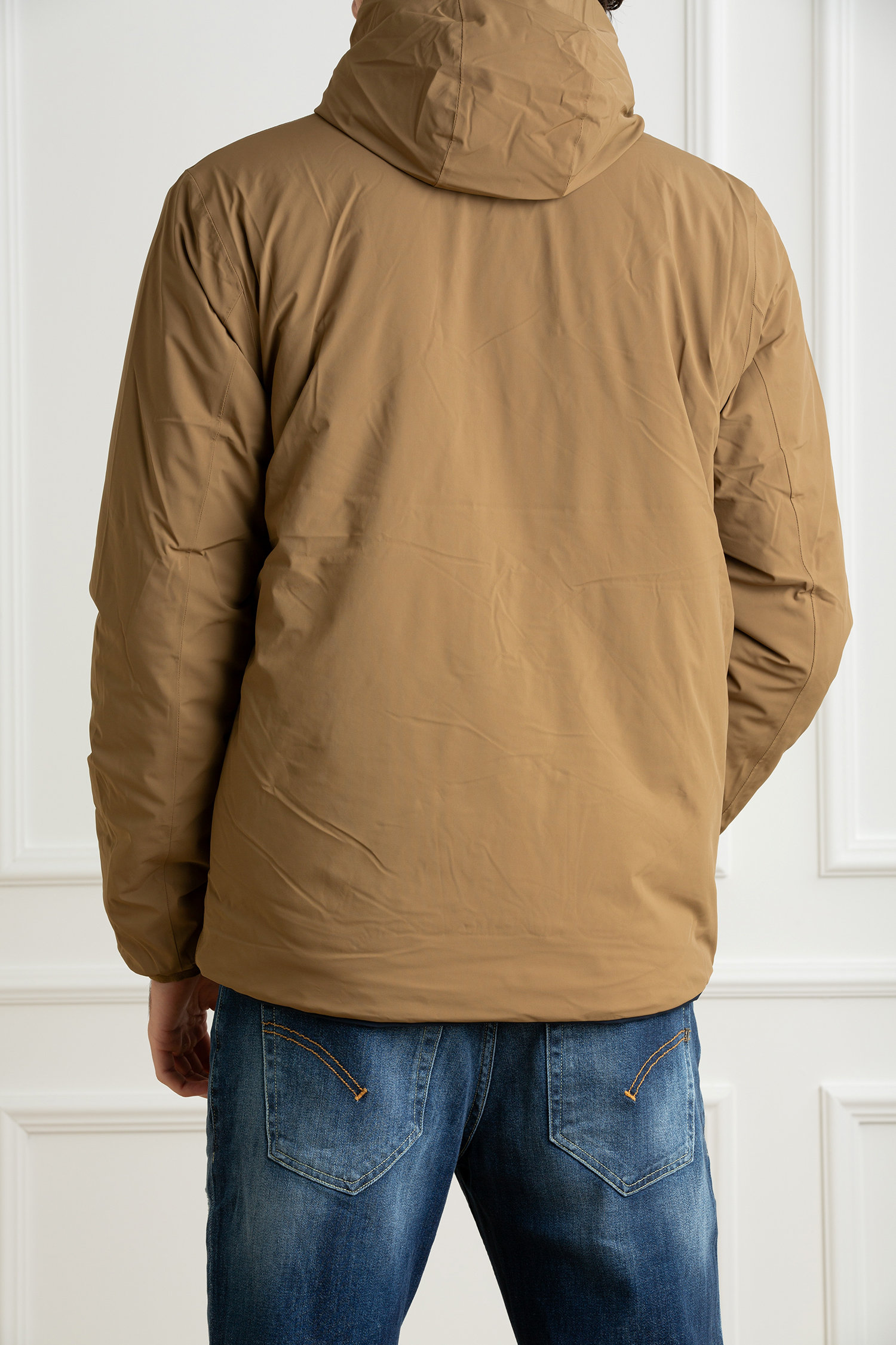 K-WAY GIUBBINO JACK ST CALDO DOPPIO Uomo K-WAY-GIUBBINO JACK ST CALDO DOPPIO-KWK6128VW BROWN
