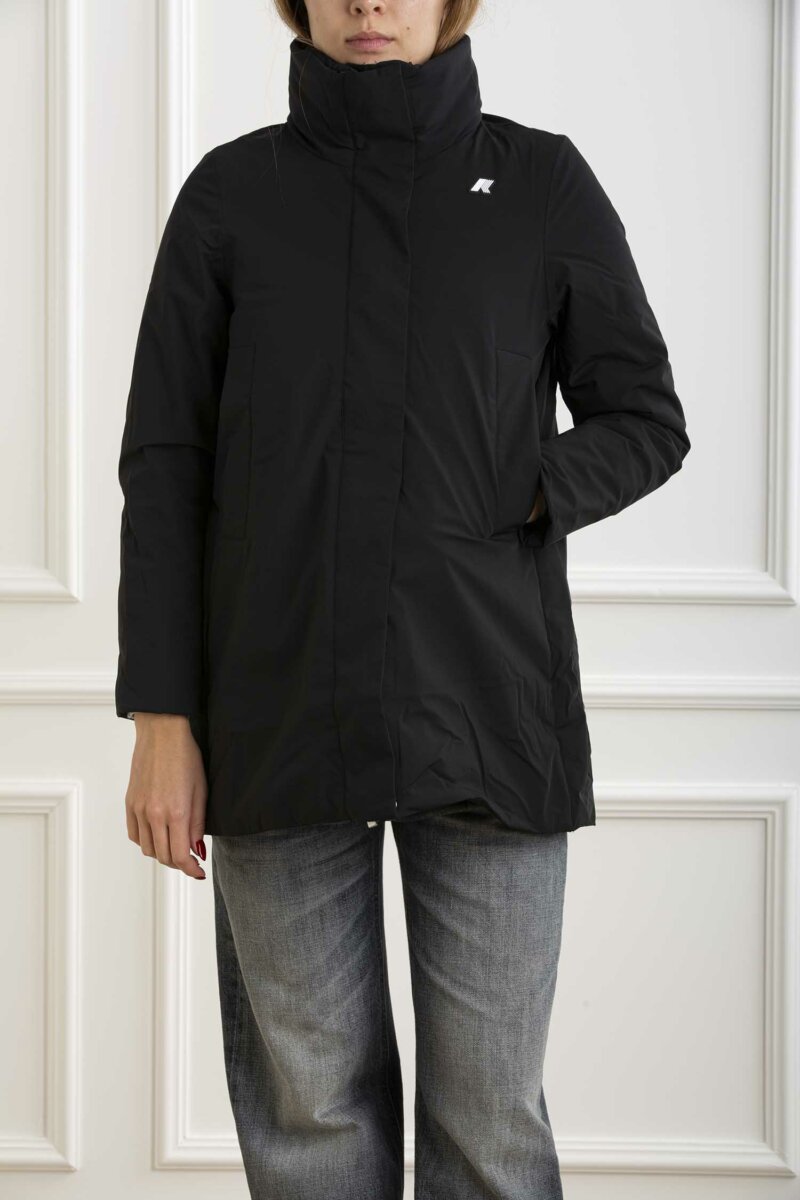K-WAY-GIUBBINO MARLA ST CALDO-KWK7125LW BLACK