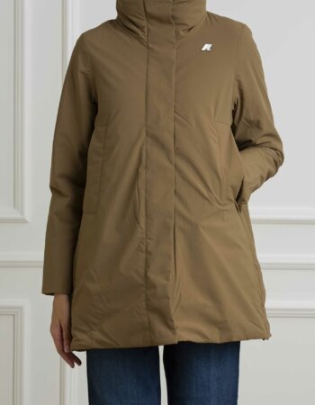 K-WAY-GIUBBINO MARLA ST CALDO-KWK7125LW BROWN