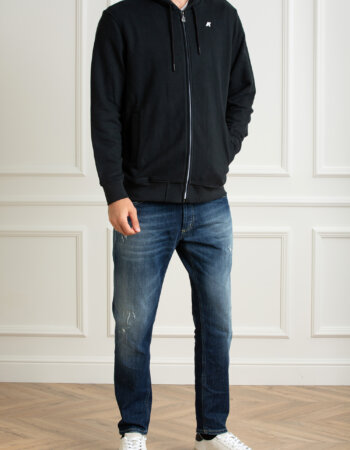 K-WAY-GIUBBINO PILE PESANTE ANTHONY-KWK8133IW BLACK