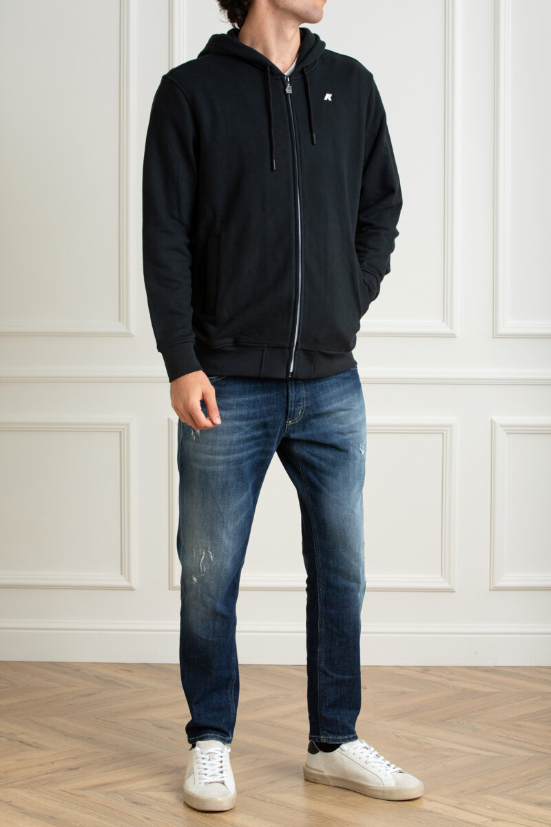 K-WAY-GIUBBINO PILE PESANTE ANTHONY-KWK8133IW BLACK