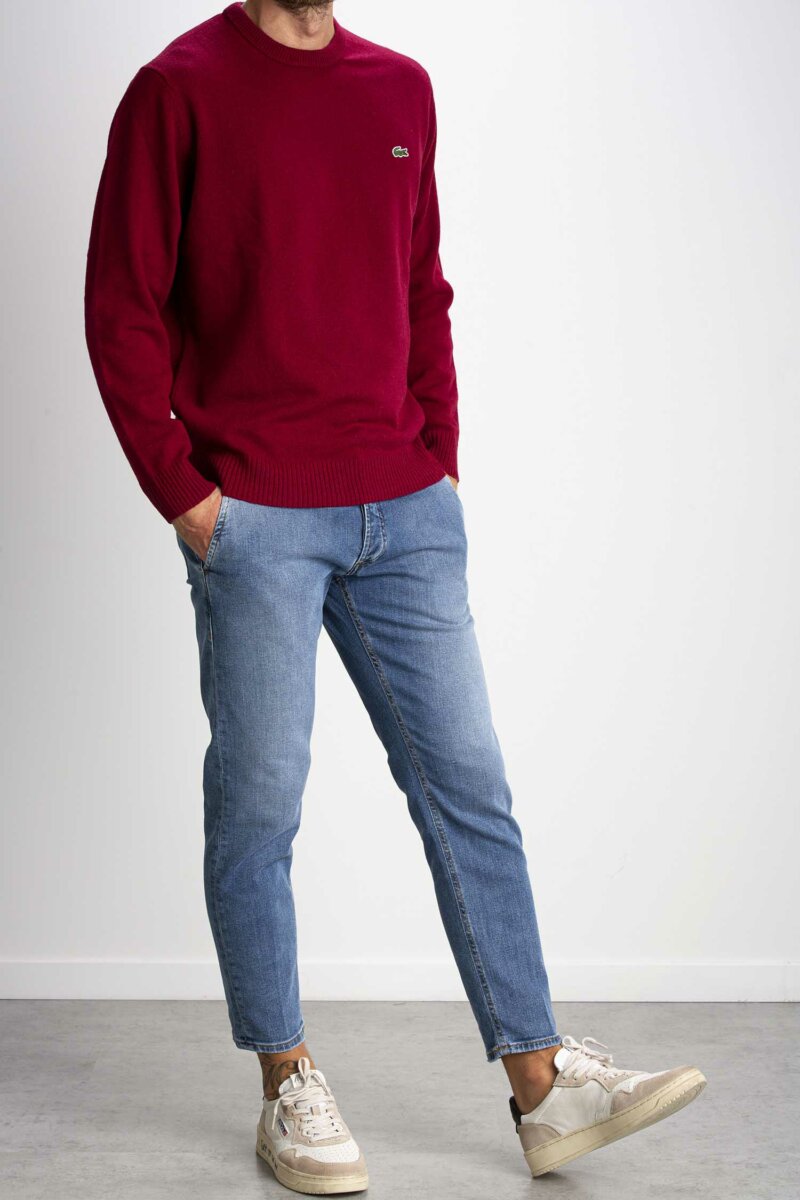 LACOSTE-MAGLIA GIRO MERINOS-LCAH1988 BORDO