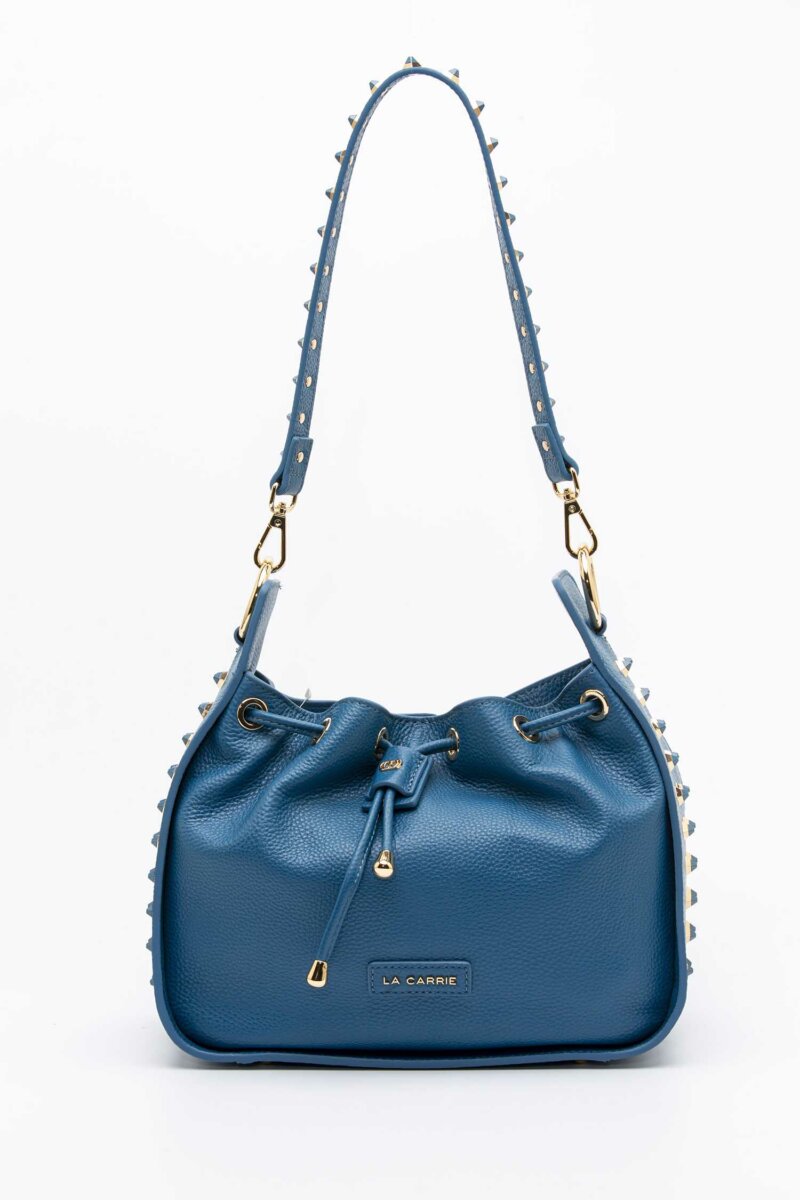 LA CARRIE-BORSA STUDS FRED BUCKET TUMBLED-LCMB100TBL AVION