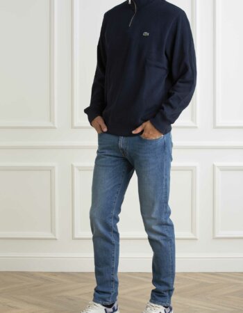 LACOSTE-FELPA UOMO-LCSH1927 BLU