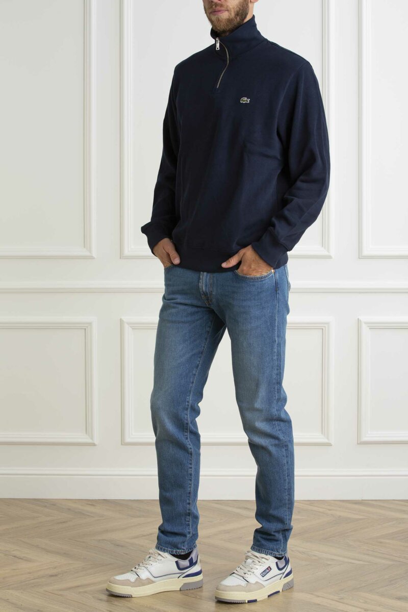 LACOSTE-FELPA UOMO-LCSH1927 BLU