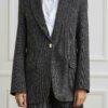 LIU JO-BLAZER STRAIGHT-LJCF4323T2634 BLACK
