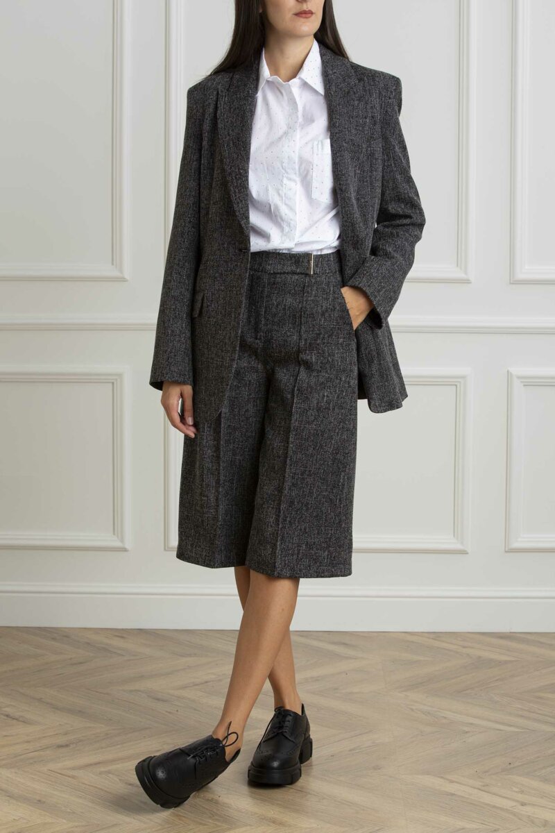 LIU JO-BLAZER STRAIGHT-LJCF4323T2634 BLACK