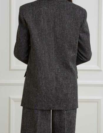 LIU JO-BLAZER STRAIGHT-LJCF4323T2634 BLACK