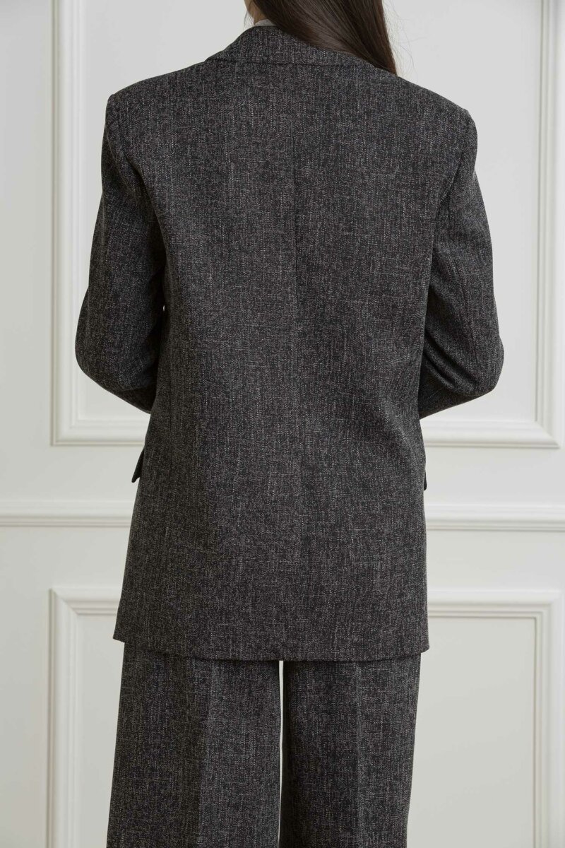 LIU JO-BLAZER STRAIGHT-LJCF4323T2634 BLACK