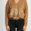 LIU JO-MAGLIA CHIUSA M/L-LJMF3078MS16G SAHARA