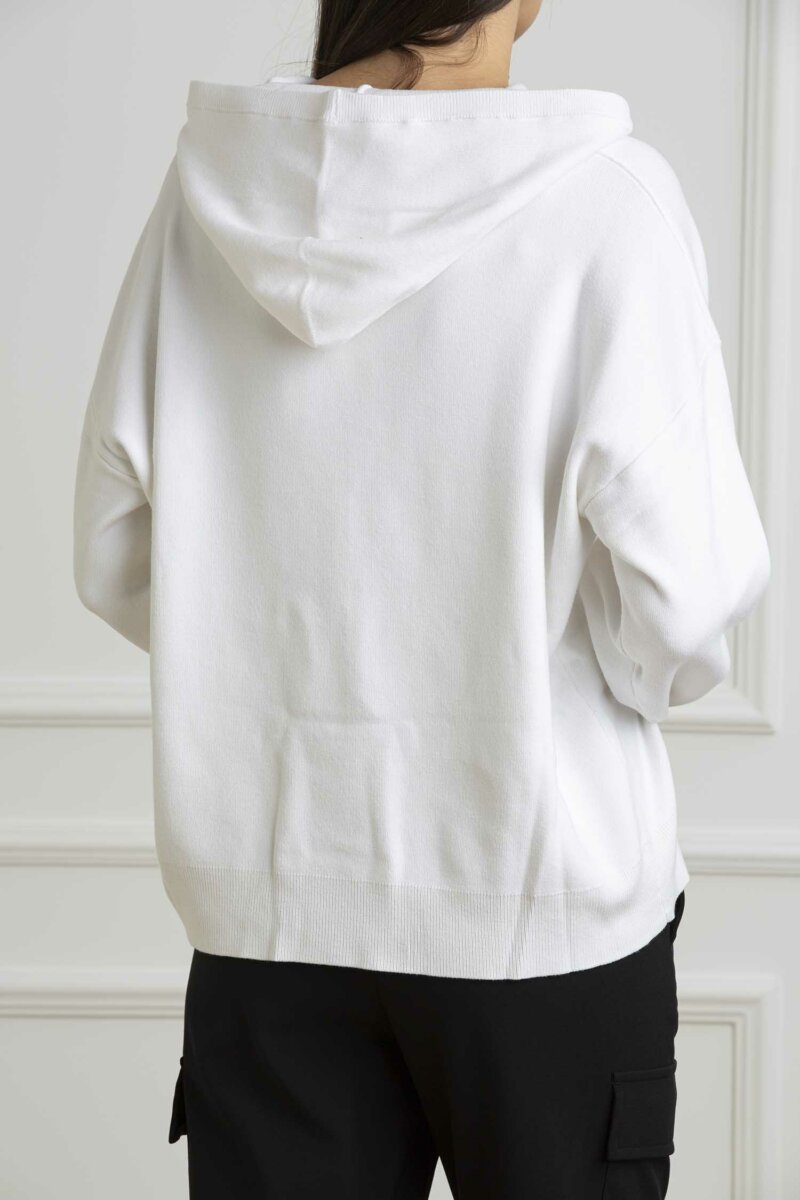 LIU JO-MAGLIA CHIUSA M/L-LJWF4175MS49I BIANCO