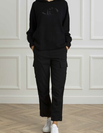 LIU JO-MAGLIA CHIUSA M/L-LJWF4175MS49I NERO