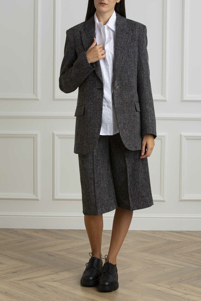 LIU JO-CAMICIA OVER Bco/borchiette-LJWF4199T3904 BCO