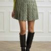 LIU JO-GONNA MINI PIEGHE Brick-LJWF4205T0169 NERO