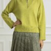 LIU JO-MAGLIA CHIUSA M/L-LJWF4435MS009 GREEN