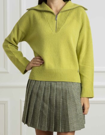 LIU JO-MAGLIA CHIUSA M/L-LJWF4435MS009 GREEN