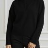 LIU JO-MAGLIA CHIUSA M/L-LJWF4435MS009 NERO