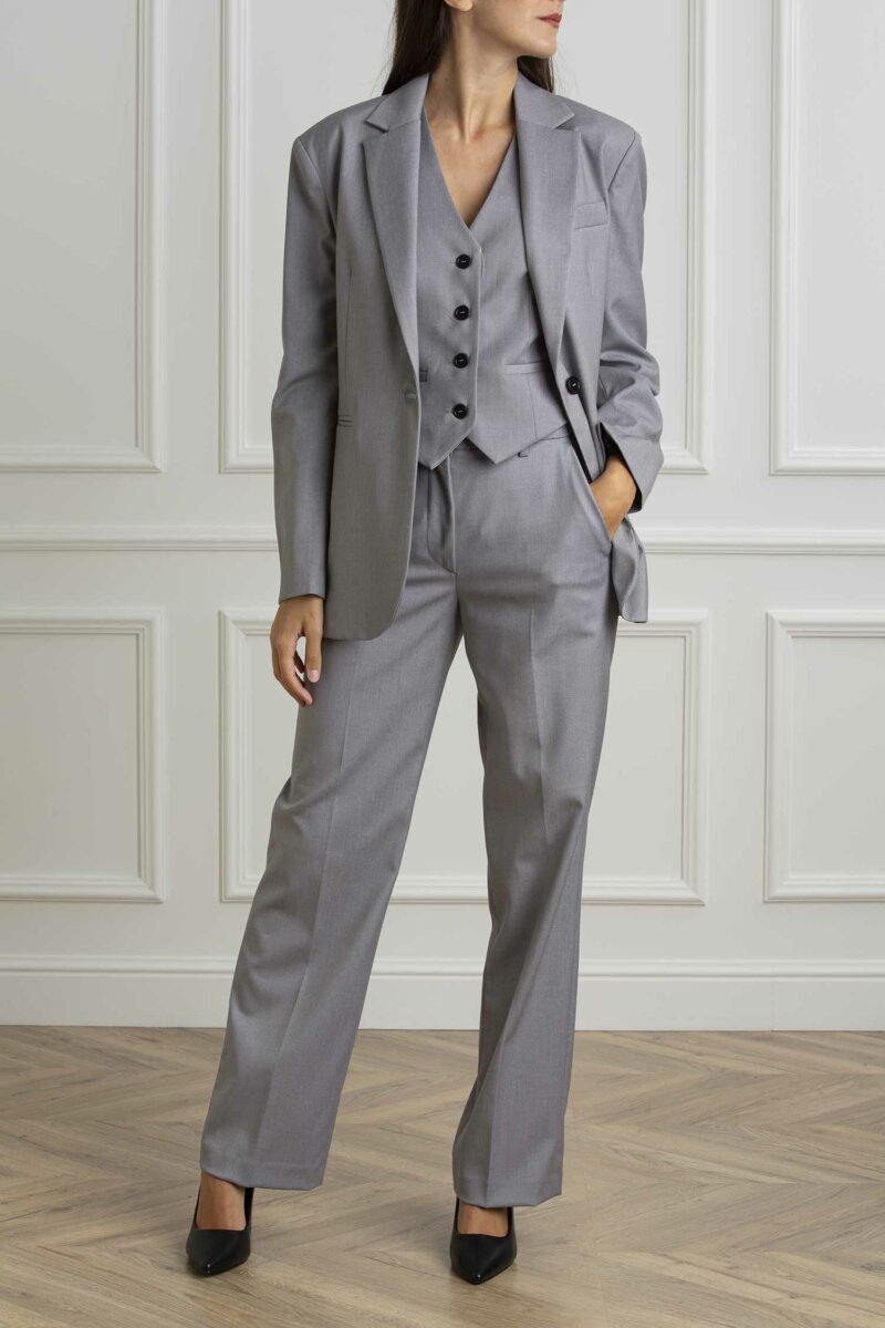 LIU JO-PANTALONE CHINO-LJWF4447T2627 FROZEN