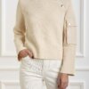 LIU JO-MAGLIA CHIUSA M/L-LJWF4475MS99E NATURALE