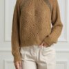 LIU JO-MAGLIA CHIUSA M/L-LJWF4527MAG71 TOAST