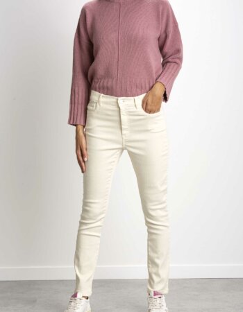 MARELLA-PANTALONE LUNGO IN BULL STRETCH TINTO IN CAPO-MARE GLASS