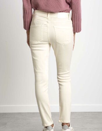 MARELLA-PANTALONE LUNGO IN BULL STRETCH TINTO IN CAPO-MARE GLASS