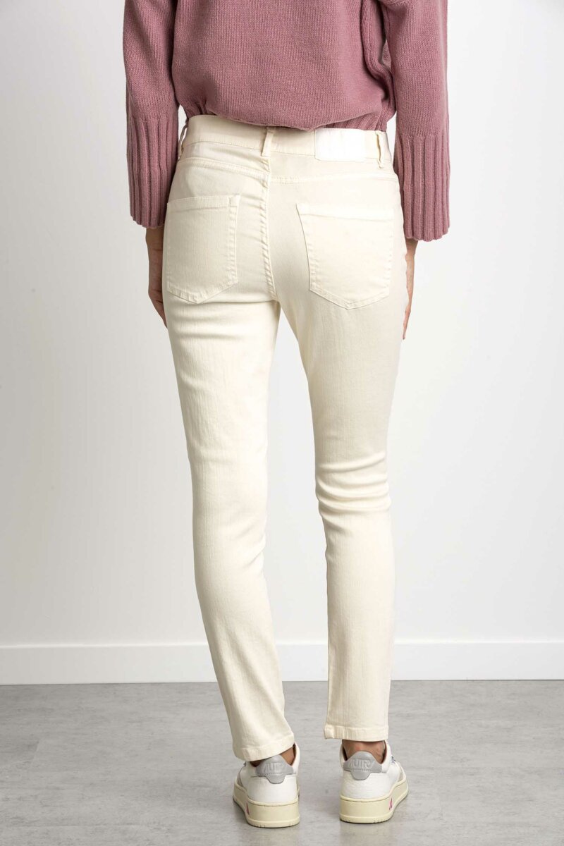 MARELLA-PANTALONE LUNGO IN BULL STRETCH TINTO IN CAPO-MARE GLASS