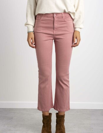 MARELLA-PANTALONE IN BULL STRETCH TINTO IN CAPO-MATERME AURORA
