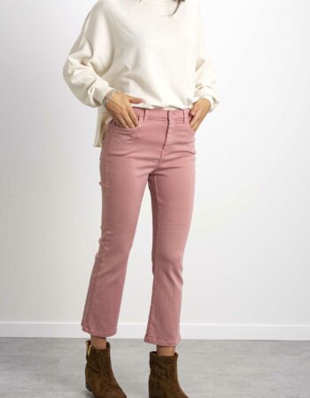 MARELLA-PANTALONE IN BULL STRETCH TINTO IN CAPO-MATERME AURORA