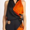 MARELLA-TOP CON FIOCCO-MAUMBRIA RUGGINE