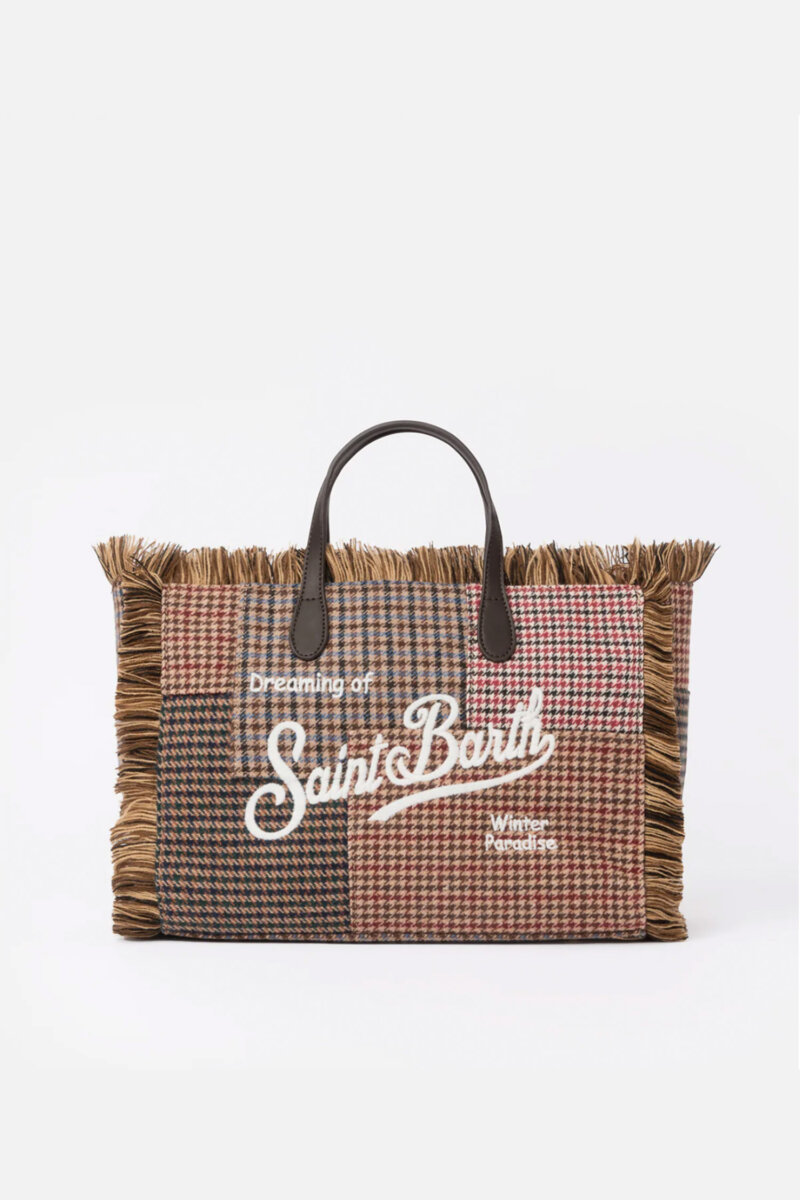 MC2 SAINT BARTH-BORSA COLETTE PIED DE POULE-MC2COLETTE00503G POULE