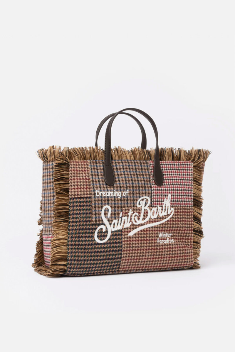 MC2 SAINT BARTH-BORSA COLETTE PIED DE POULE-MC2COLETTE00503G POULE