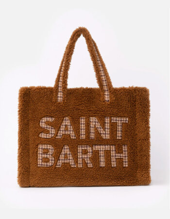 MC2 SAINT BARTH-BORSA SOFT L TEDDY LOGO CHECK-MC2SOFTBAGL00206G TEDDY