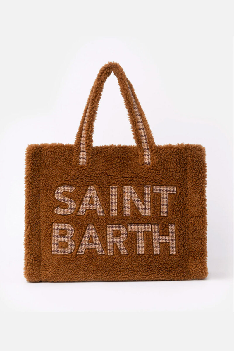 MC2 SAINT BARTH-BORSA SOFT L TEDDY LOGO CHECK-MC2SOFTBAGL00206G TEDDY