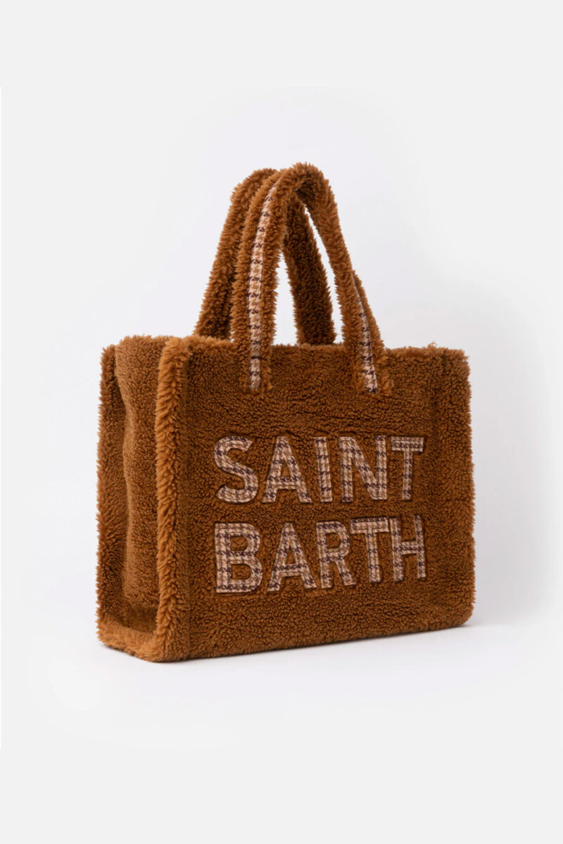 MC2 SAINT BARTH-BORSA SOFT L TEDDY LOGO CHECK-MC2SOFTBAGL00206G TEDDY