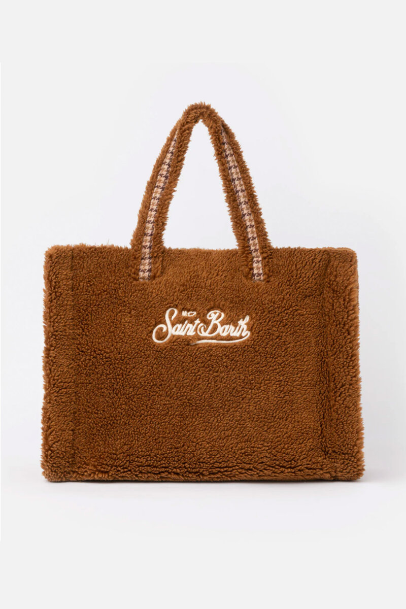 MC2 SAINT BARTH-BORSA SOFT L TEDDY LOGO CHECK-MC2SOFTBAGL00206G TEDDY