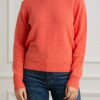 MC2 SAINT BARTH-MAGLIA STRECH HALF NECK SWEATER-MC2SORBONNE PEACH