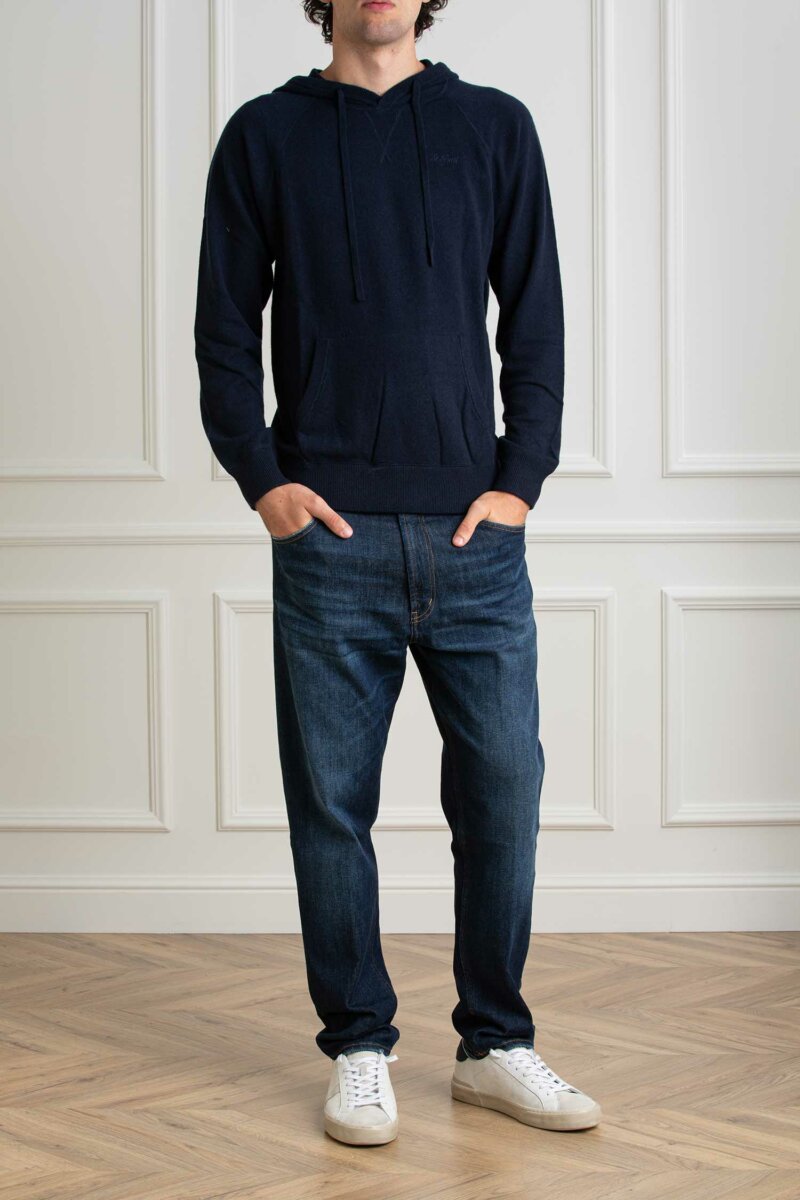 MC2 SAINT BARTH-MAGLIA UOMO BLEND-MC2WILLBUR NAVY