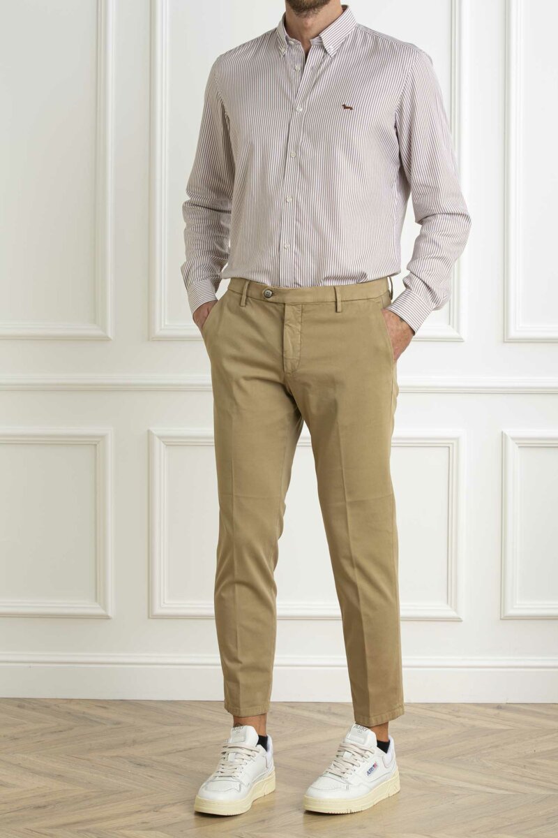 MICHAEL COAL-PANTALONE UOMO ONE MORE-MHMCBRAOMS2500F24C CAMMELLO