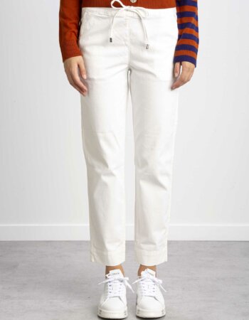 MAX MARA-PANTALONE COULISE-MMTERRENO BIANCO