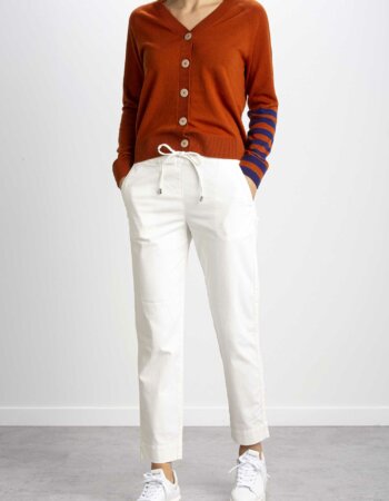 MAX MARA-PANTALONE COULISE-MMTERRENO BIANCO