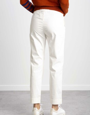MAX MARA-PANTALONE COULISE-MMTERRENO BIANCO