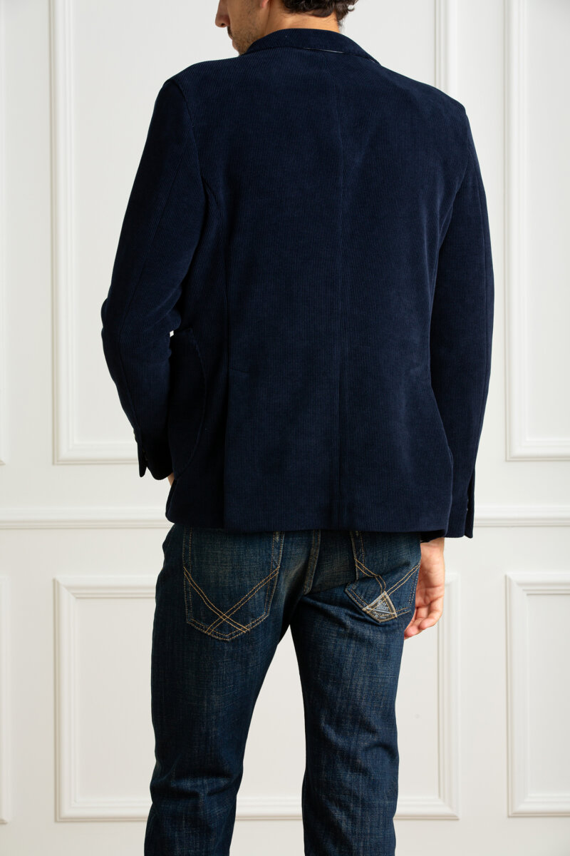 SELECT BOX-GIACCA JEARSY EFF. VELLUTO-MULMIKOSGKS802 NAVY
