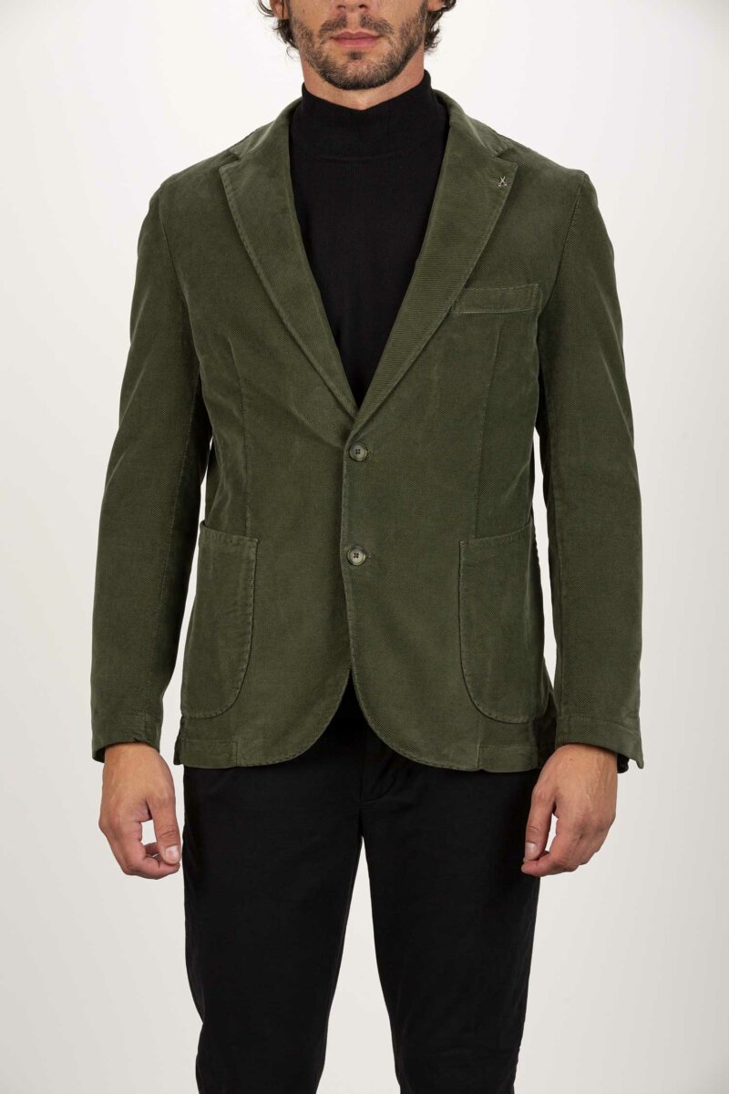 SELECT BOX-GIACCA DIAGONALE-MULROMAR7002 VERDE