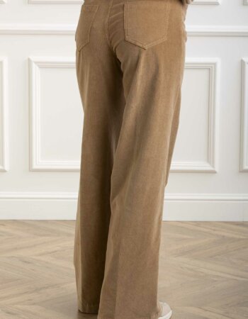 NAVIGLI 61-PANTAL. LARGO VELLUTO COSTINE-NVT4306GRAZIANO CAMMELLO