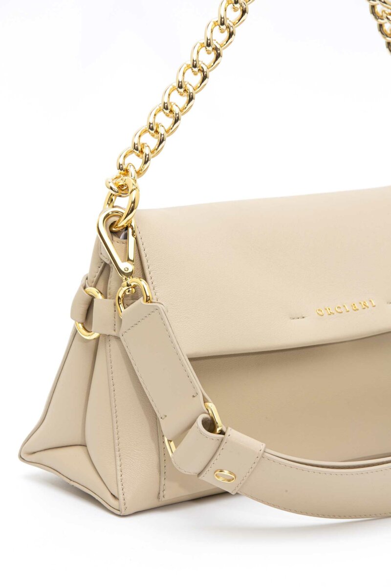 ORCIANI-BORSA MISSY LONGUETTE NAPPA-ORB02152NAP AVORIO