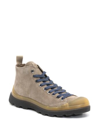 PANCHIC-BOOT P03 ANKLE SUEDE MICROFIBRE-PANP03M001003420 WALNUT