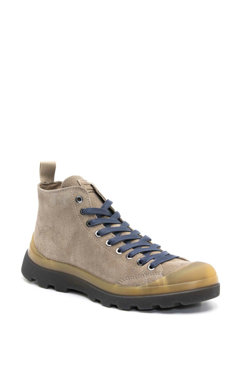 PANCHIC-BOOT P03 ANKLE SUEDE MICROFIBRE-PANP03M001003420 WALNUT