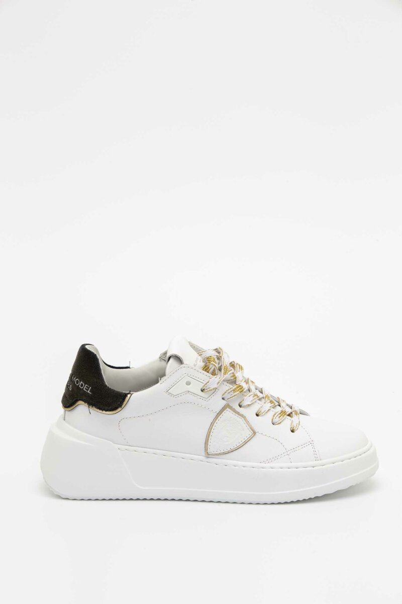 PHILIPPE MODEL-SCARPA TRES TEMPLE LOW WOMAN-PHBJLDEV01 VELLUTONER