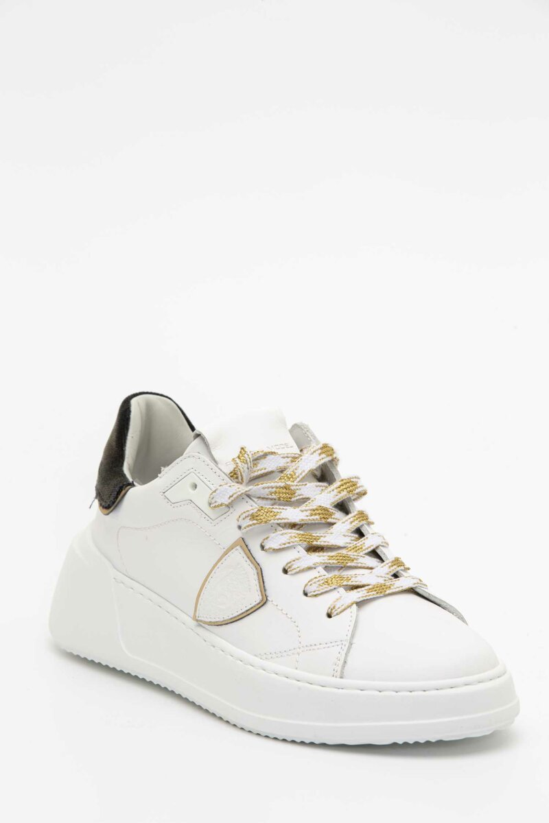 PHILIPPE MODEL-SCARPA TRES TEMPLE LOW WOMAN-PHBJLDEV01 VELLUTONER